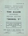 The Allen Self-Propelled Motor Scythe "Model T"